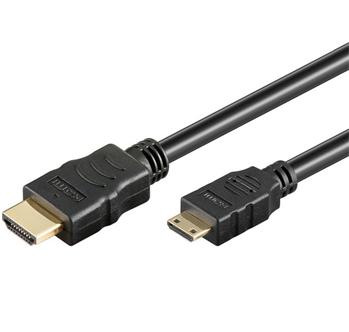Nový PremiumCord Kabel HDMI A - HDMI mini C, 1m
