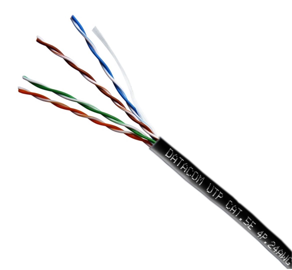 DATACOM UTP drát Cat5e OUTDOOR Internetový kabel 1m