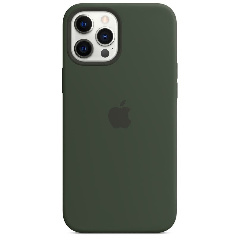 Apple iPhone 12 Pro Max silikonový kryt s MagSafe zelený