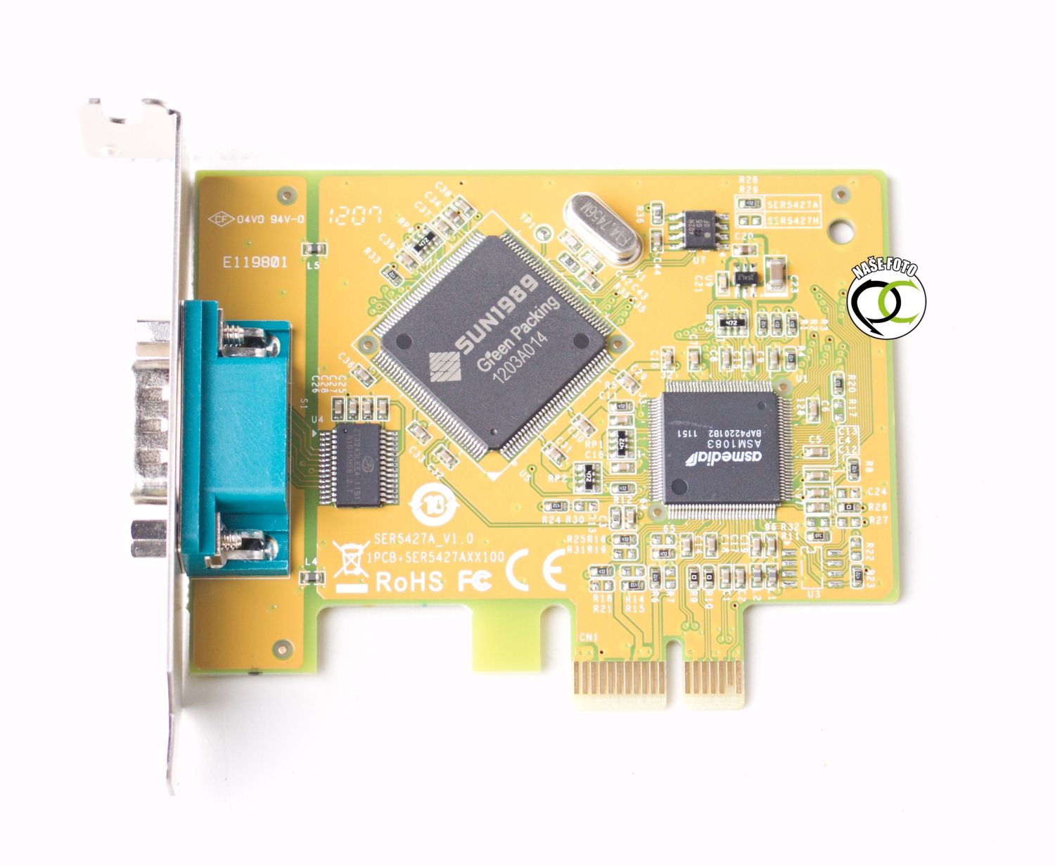 PCI-E karta Serial Port / RS - 232